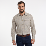 Country Classics Mens Long Sleeve Shirt - Ragley Wine