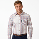 Country Classics Mens Long Sleeve Check Shirt - Redcar Red
