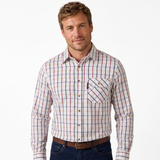 Country Classics Mens Long Sleeve Check Shirt - Redcar Red