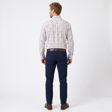 Country Classics Mens Long Sleeve Check Shirt - Redcar Red