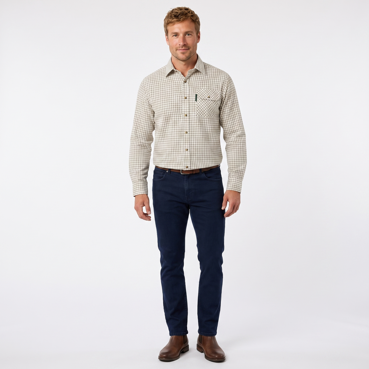 Country Classics Mens Long Sleeve Check Shirt - Tattersall