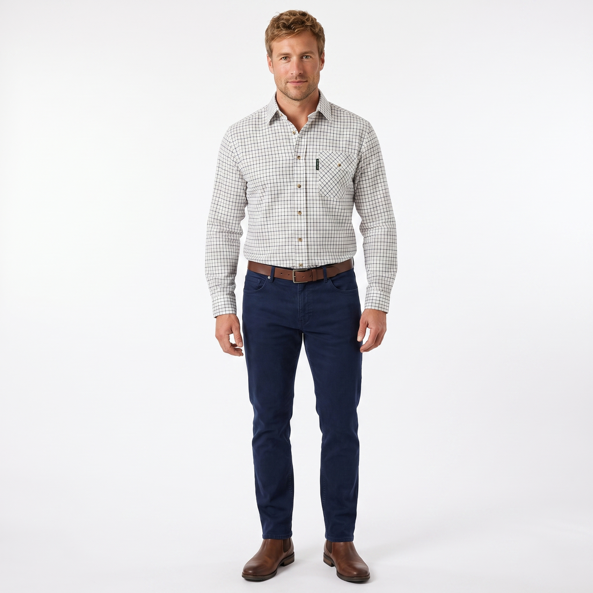 Country Classics Mens Long Sleeve Check Shirt - Tattersall