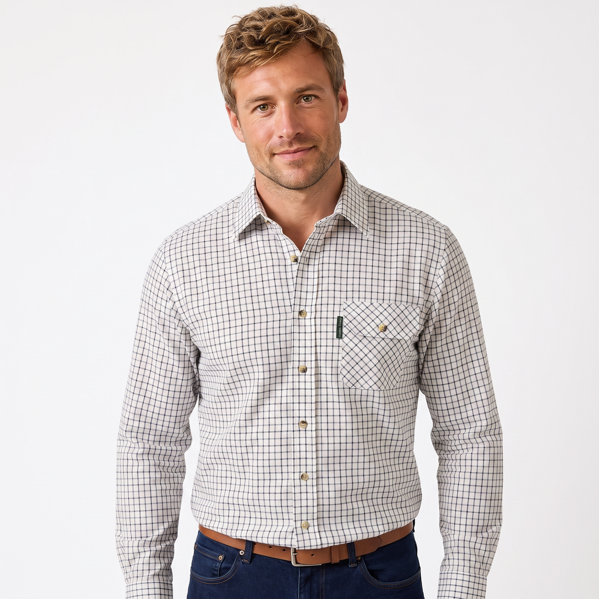 Country Classics Mens Long Sleeve Check Shirt - Tattersall