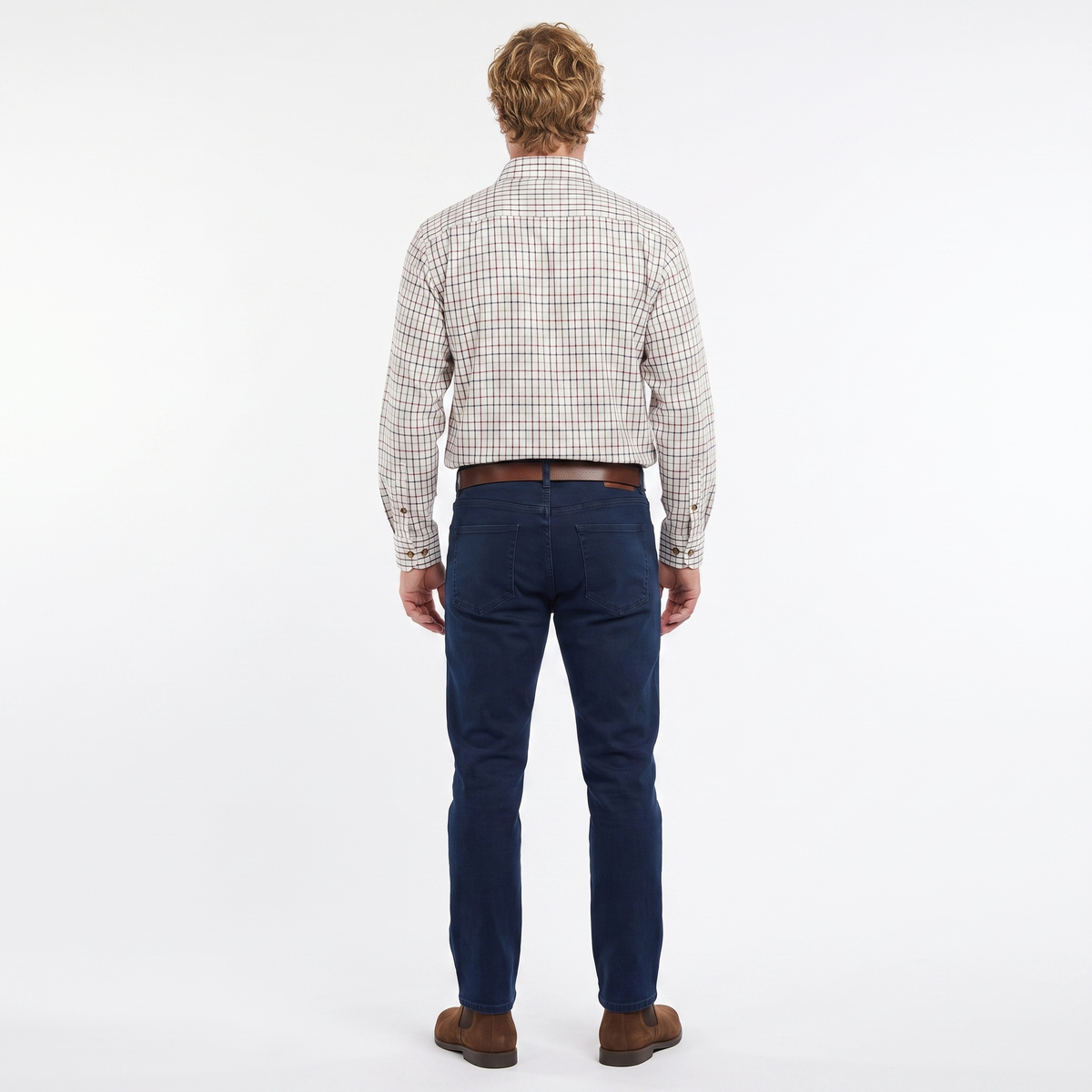 Country Classics Mens Long Sleeve Check Shirt - Beaver Red