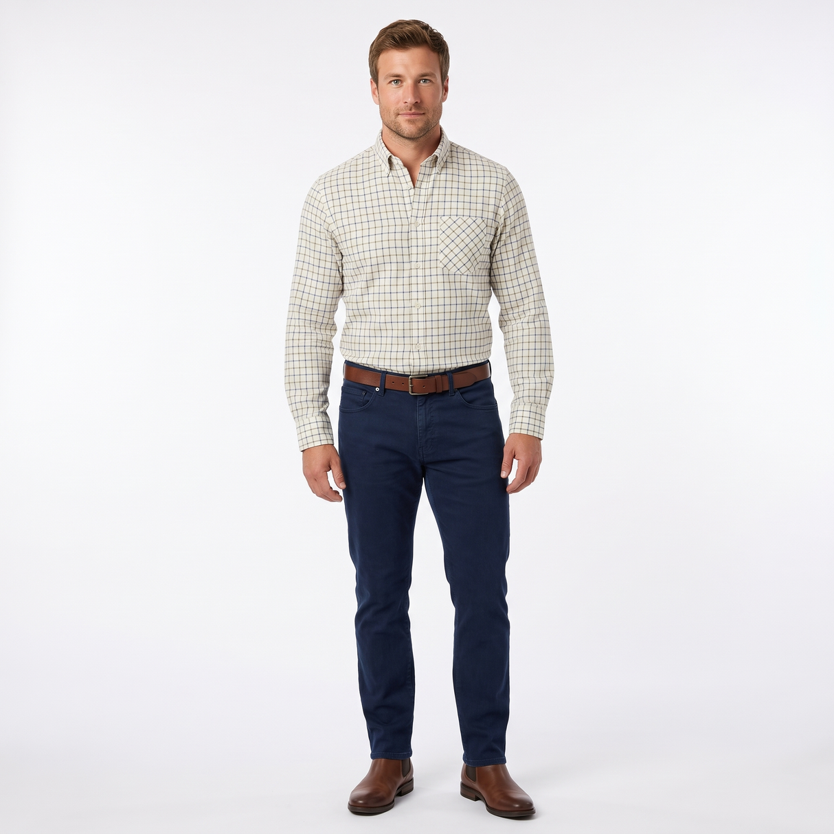 Country Classics Mens Long Sleeve Pure Cotton Shirt