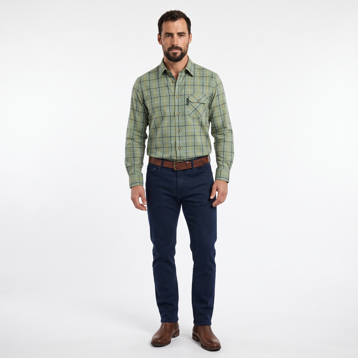 Country Classics Mens Long Sleeve Check Country Shirt - Lingfield