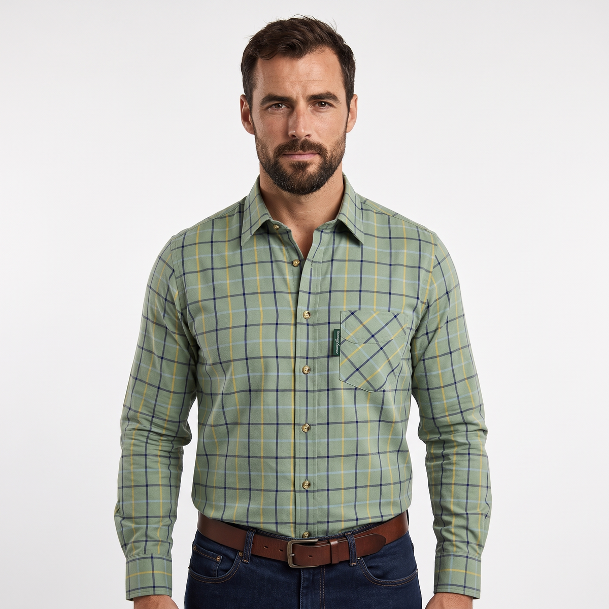 Country Classics Mens Long Sleeve Check Country Shirt - Lingfield