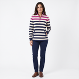 Hazy Blue Womens  Pullover Sweatshirts - Jenna
