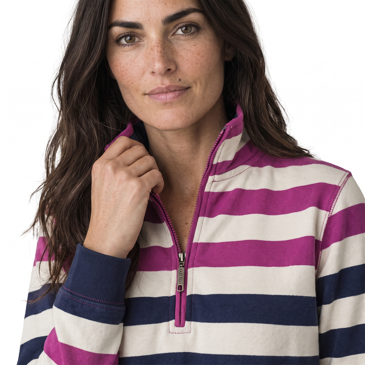 Hazy Blue Womens  Pullover Sweatshirts - Jenna