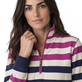 Hazy Blue Womens  Pullover Sweatshirts - Jenna