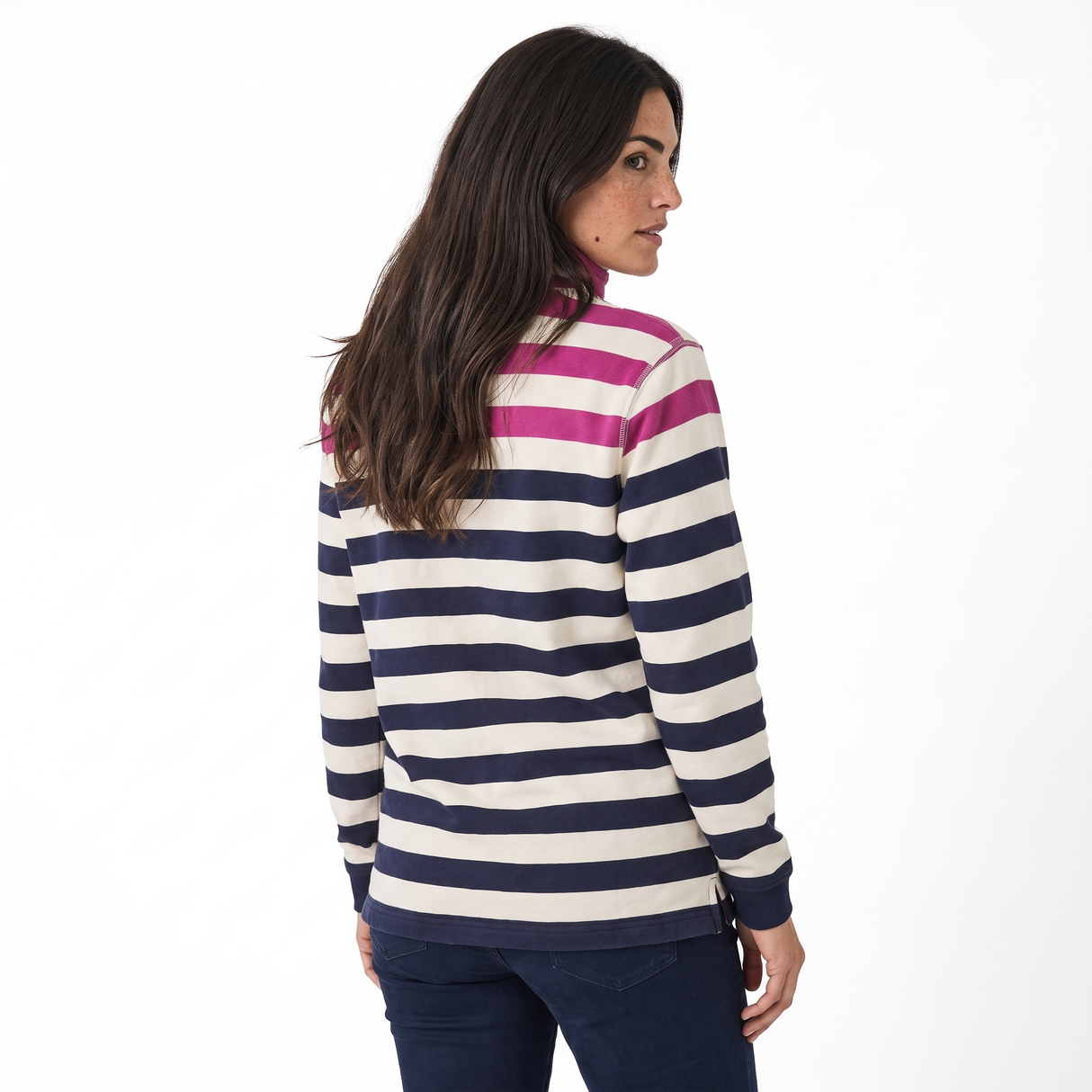 Hazy Blue Womens  Pullover Sweatshirts - Jenna
