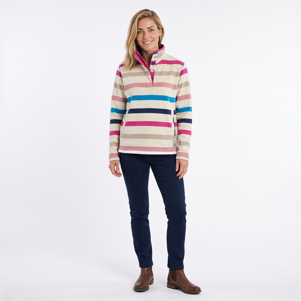 Hazy Blue Womens Sweatshirts - Katie