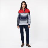 Hazy Blue Womens Pullover Sweatshirts - Tasha