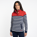 Hazy Blue Womens Pullover Sweatshirts - Tasha