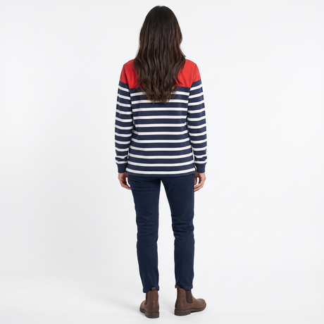 Hazy Blue Womens Pullover Sweatshirts - Tasha