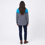 Hazy Blue Womens Pullover Sweatshirts - Tasha