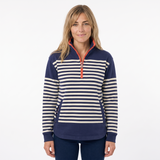 Hazy Blue Womens Pullover Sweatshirts - Grace