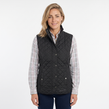 Hazy Blue Tanya Quilted Gilet: Classic Comfort, Modern Style