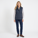 Hazy Blue Tanya Quilted Gilet: Classic Comfort, Modern Style