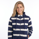 Hazy Blue Full Zip Hoodie Sweatshirts - Tessa