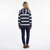 Hazy Blue Full Zip Hoodie Sweatshirts - Tessa