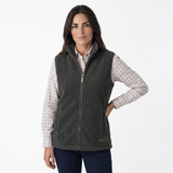Hazy Blue Jackie Women's Full Zip Fleece Gilet