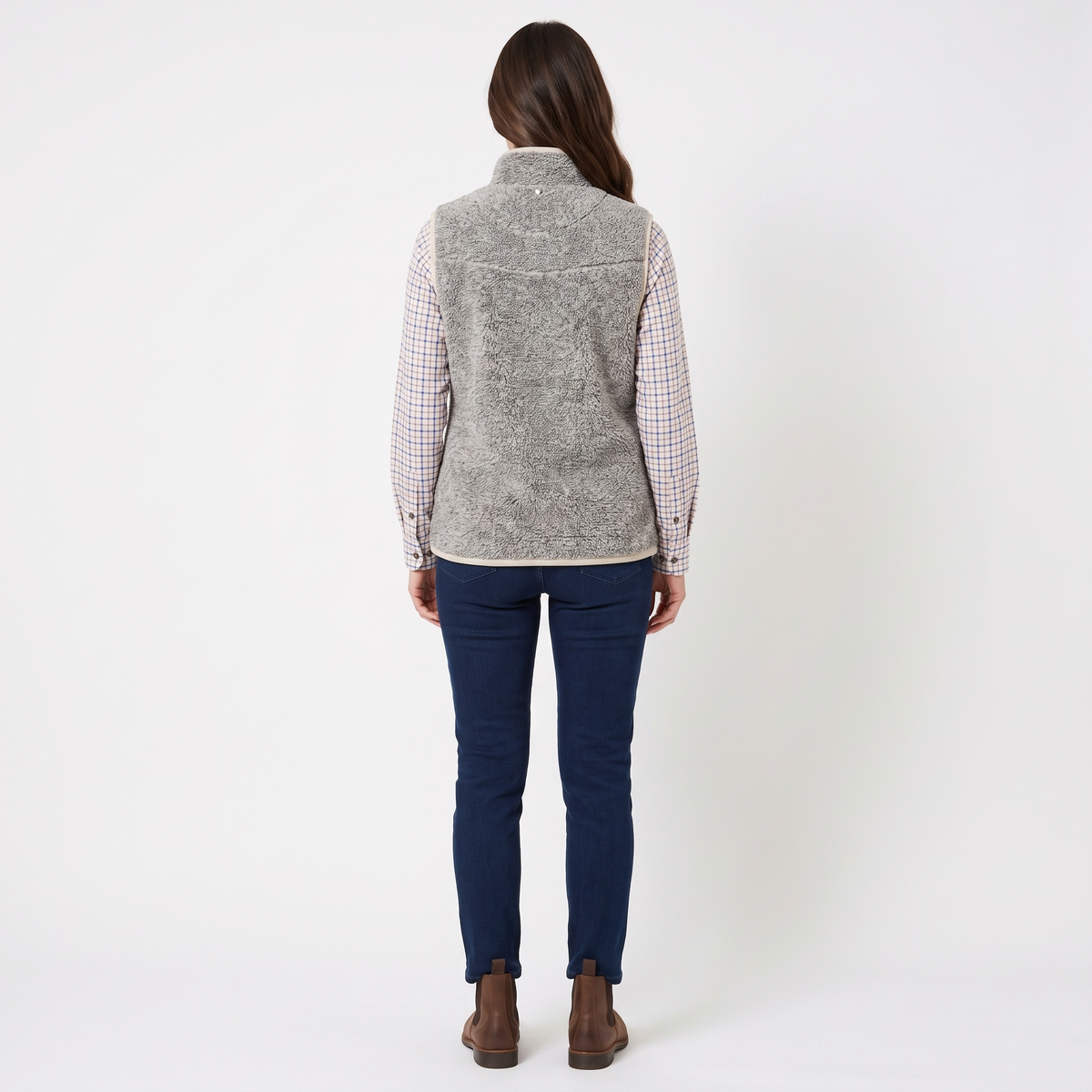 Hazy Blue Jackie Women's Full Zip Fleece Gilet