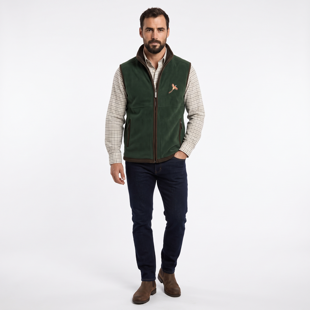 Hazy Blue Mens Newton Bodywarmer Gilet Vest Waistcoat