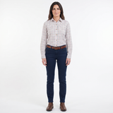 Country Classics Womens Check Long Sleeve Shirt - Beaver Red