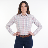 Country Classics Womens Check Long Sleeve Shirt - Beaver Red