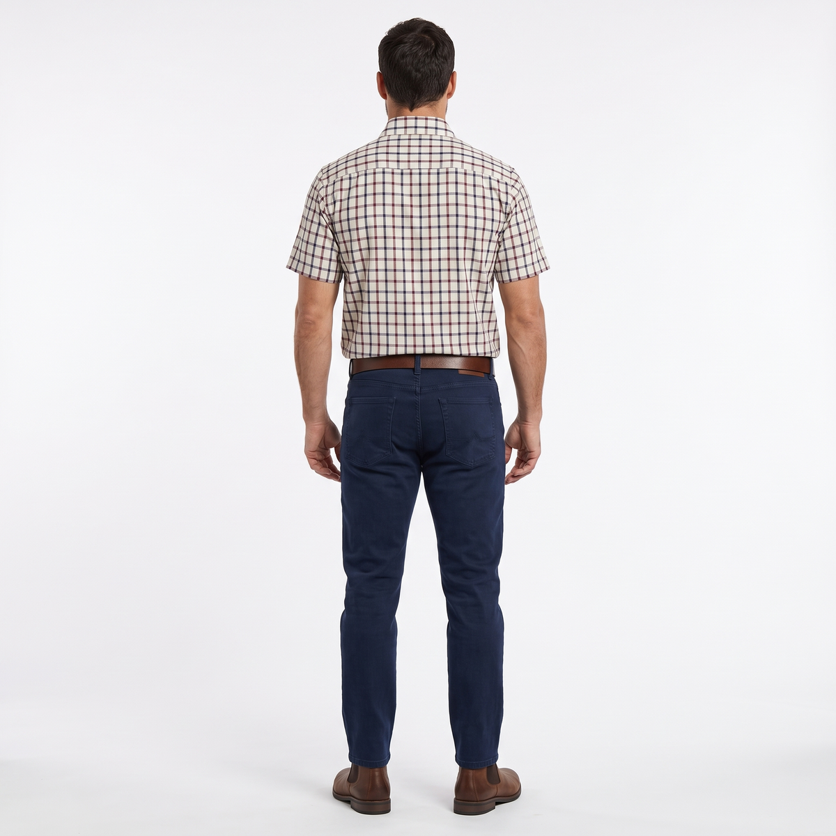 Country Classics Mens Short Sleeve Check Shirt - Ascot Wine