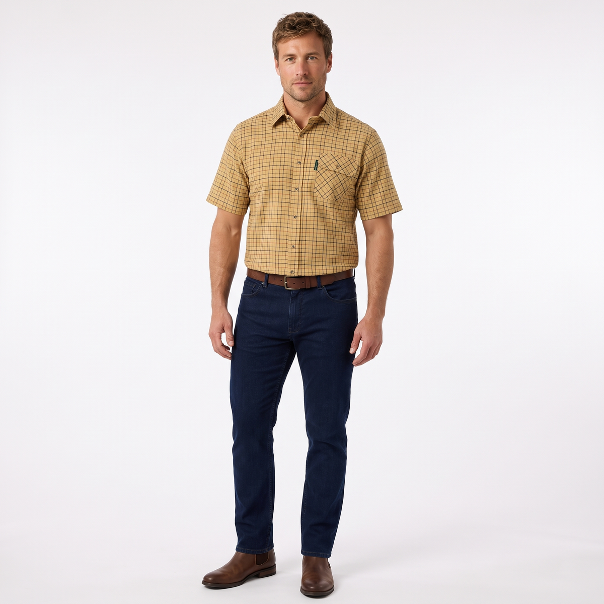 Country Classics Mens Short Sleeve Check Shirt - Balmoral