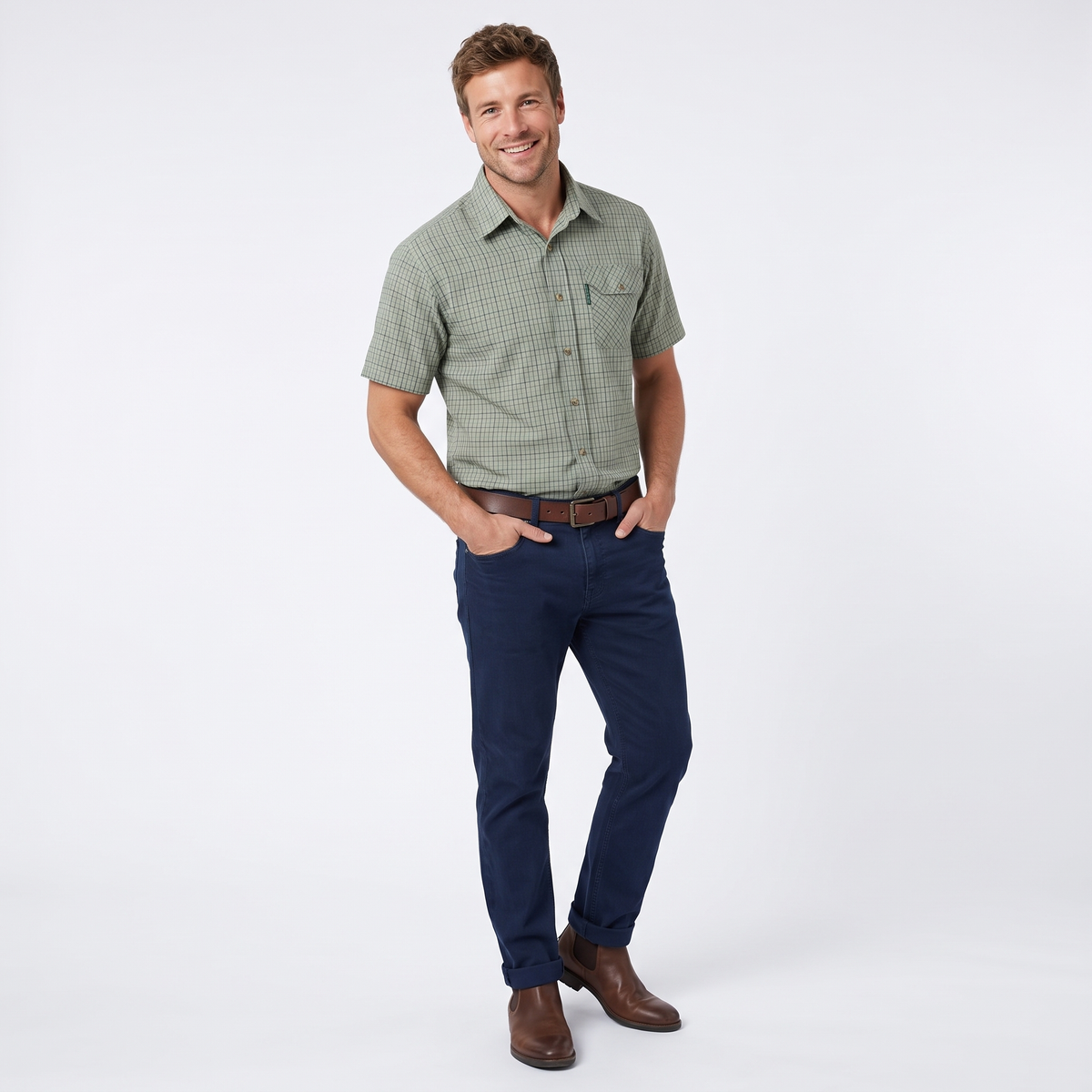 Country Classics Mens Short Sleeve Check Shirt - Cartmel
