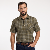 Country Classics Mens Short Sleeve Check Shirt - Woburn Green