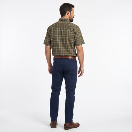 Country Classics Mens Short Sleeve Check Shirt - Woburn Green