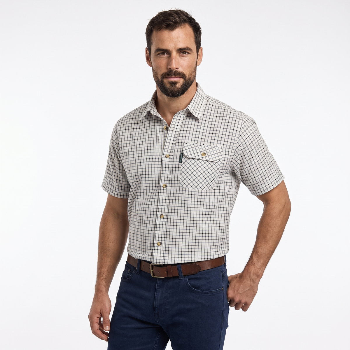 Country Classics Mens Short Sleeve Check Shirt - Tattersall