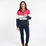 Hazy Blue Countrywear Henley Sweatshirt