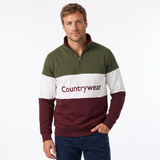 Hazy Blue Countrywear Henley Sweatshirt