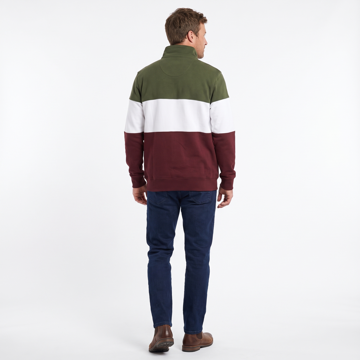 Hazy Blue Countrywear Henley Sweatshirt