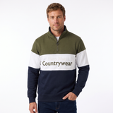 Hazy Blue Countrywear Henley Sweatshirt