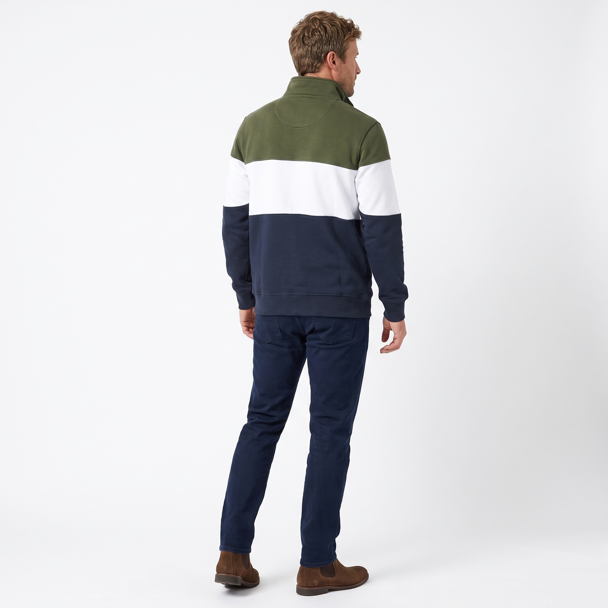 Hazy Blue Countrywear Henley Sweatshirt