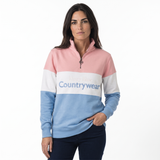 Hazy Blue Countrywear Henley Sweatshirt