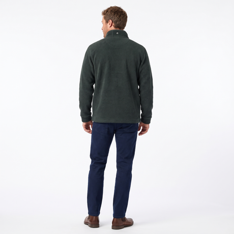 Hazy Blue Haden Mens Half Zip Fleece
