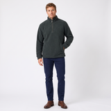 Hazy Blue Haden Mens Half Zip Fleece