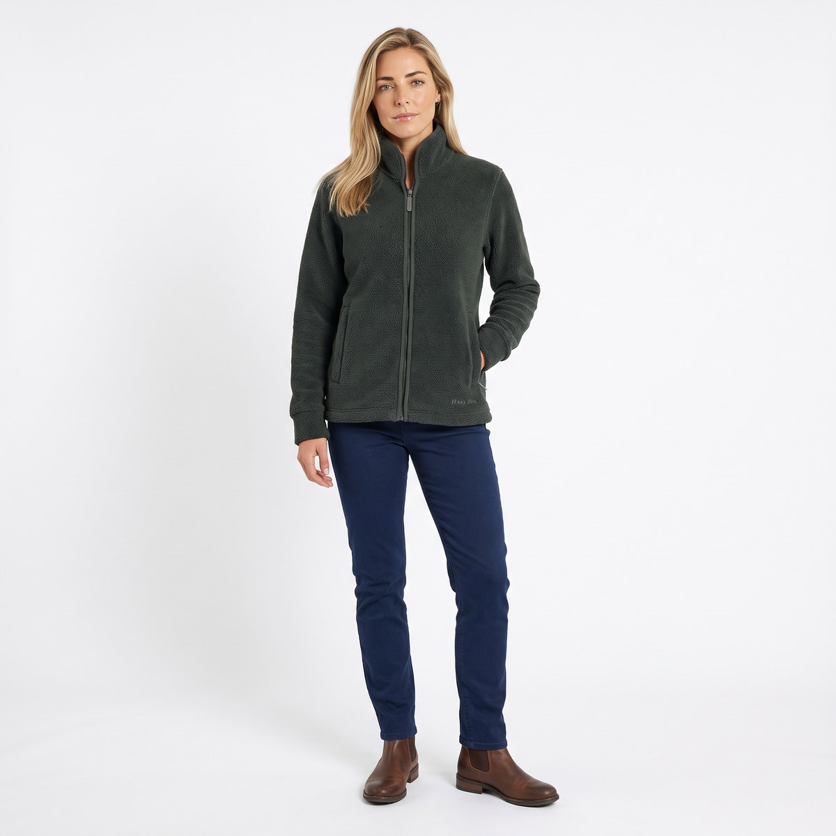 Hazy Blue Sammy Women's Full Zip Fleece