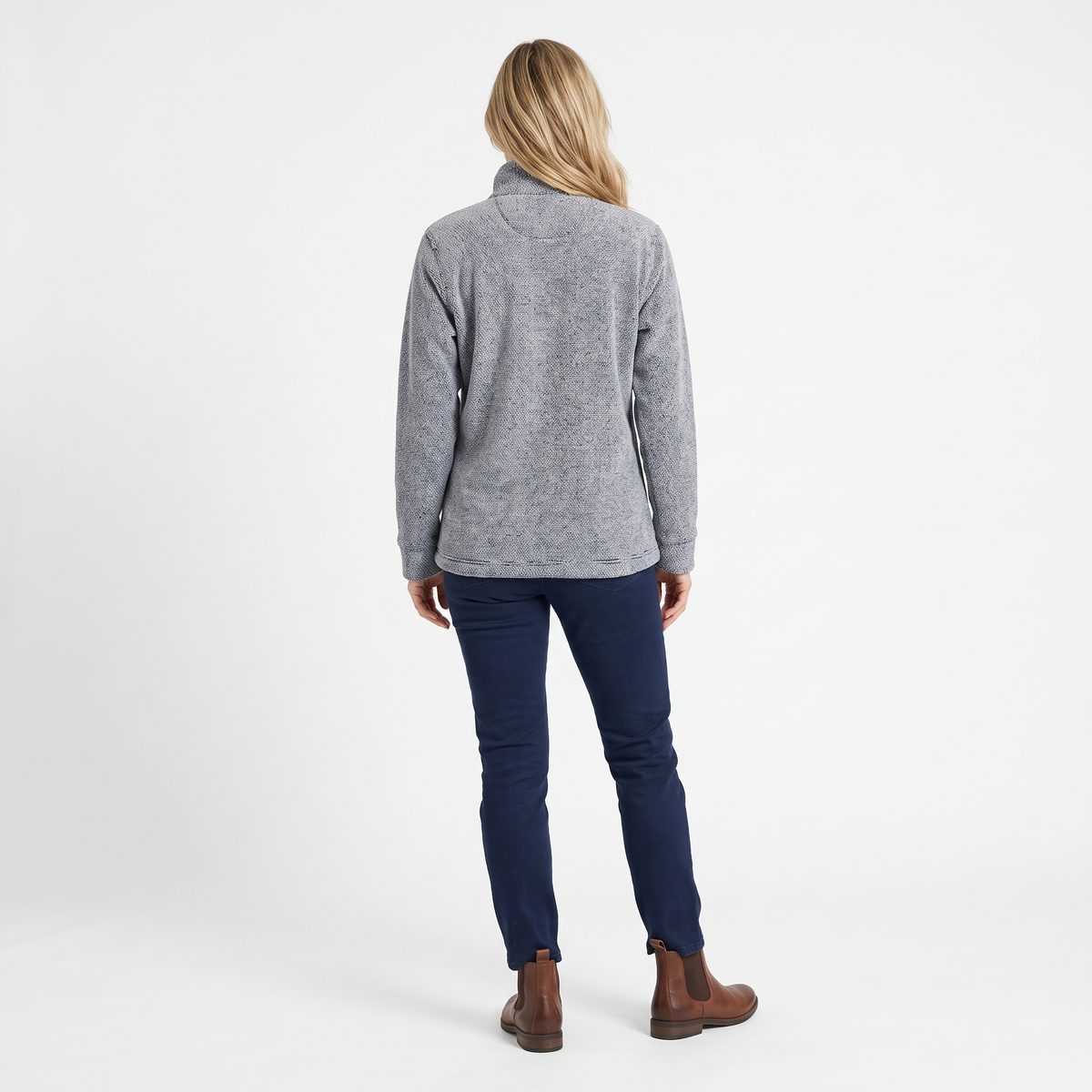 Hazy Blue Sammy Women's Full Zip Fleece