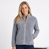Hazy Blue Sammy Women's Full Zip Fleece