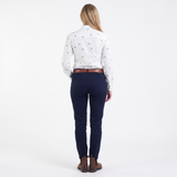 Hazy Blue Womens Ladies Long Sleeve Shirt - Vinita