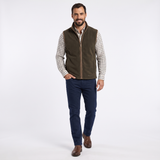 Hazy Blue Mens Fleece Waistcoat Gilet Bodywarmer - Bentley