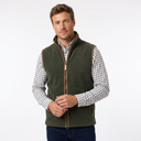 Hazy Blue Mens Fleece Waistcoat Gilet Bodywarmer - Bentley